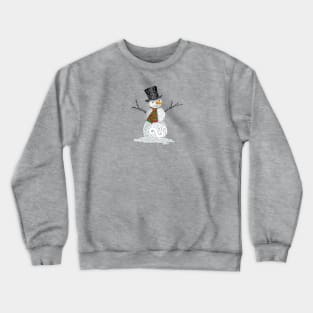 Swirly Snowman Crewneck Sweatshirt